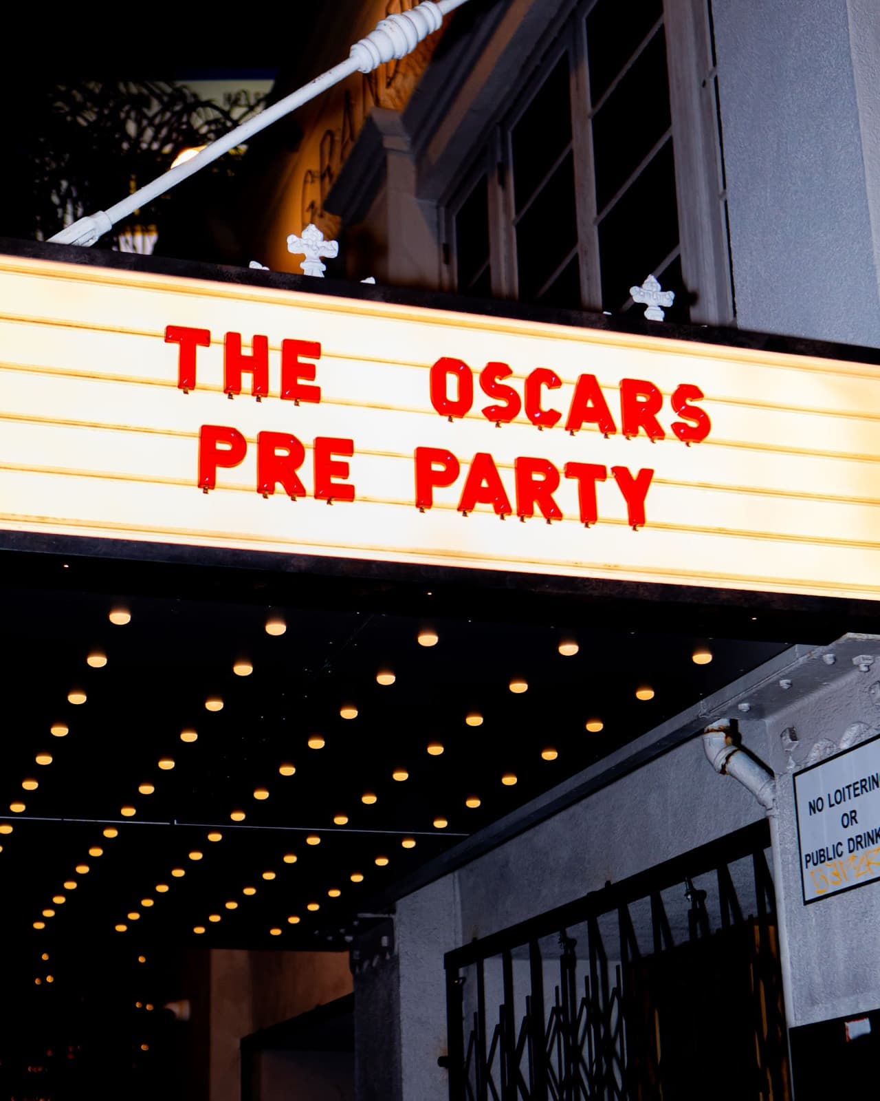The Oscars Pre-Party, from Endless River's event portfolio